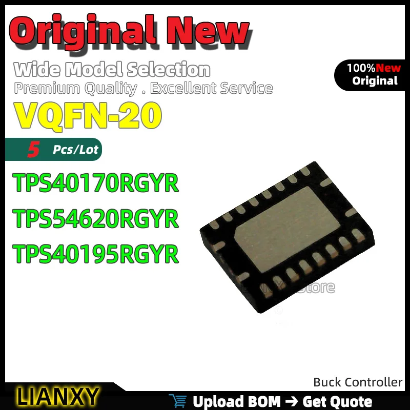 5Pcs VQFN-20 TPS401…