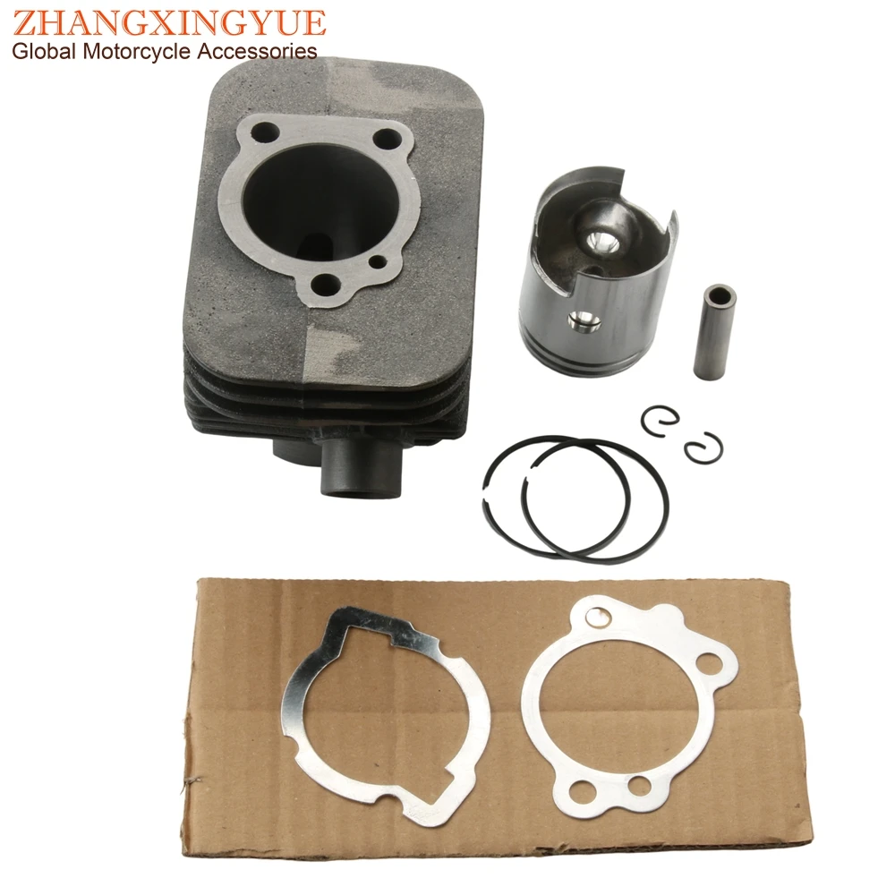 43mm 65cc Big Bore Cylinder Kit For Piaggio Ciao Boss 50 Boxer Grillo Si Bravo Ceao 50cc 10mm 2-Stroke Engine Parts