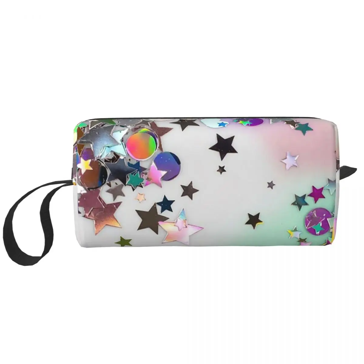 Federmäppchen mit Regenbogen-Stern-Paillettenmuster für Jungen und Mädchen, Schule, Stiftbox, Bleistiftbeutel, Schreibwaren, Reise-Organizer für Damen