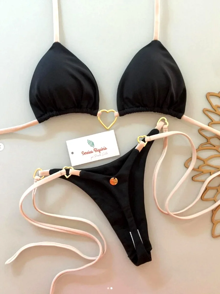 Micro Bikinis Sexy Women Swimsuits Thong Swimwear String  Bikini Set Bathing Suit Swimming Suits Beachwear Brazil Biquini Female