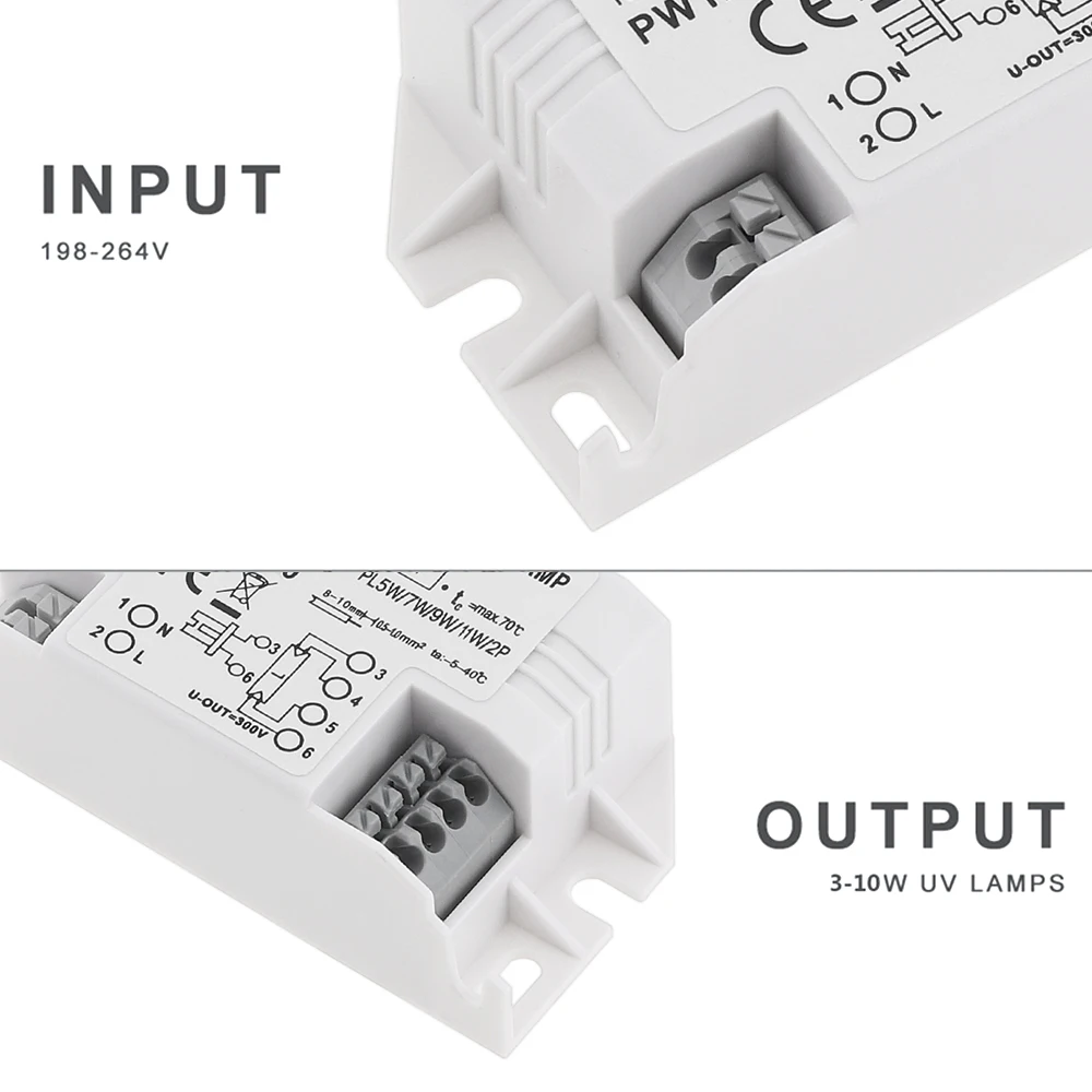 3-10W Electronic Ballast 220V Universal Ballast For G23 G10q G5 UV Lamp UVC Sterilizing Lamp