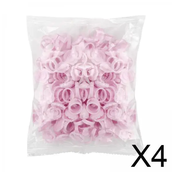 Wimperlijm Cup Ringen Houder Wegwerp Volume Lash Fan Cup Verstelbare Plastic Pad Tool voor Schoonheidssalon Make-up Artiesten