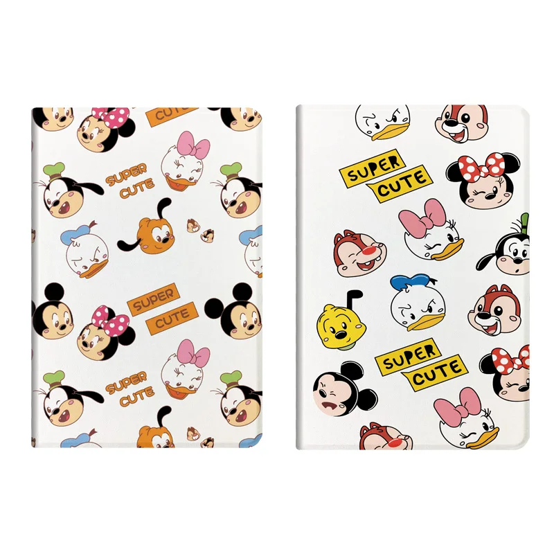 Tablet Case for iPad 10.2 inch 7th 8th 9th mini 4/5/6 Cover for iPad Air 3 4/5th Pro 11 9.7inch Funda Mickey Hello Kitty Lotso