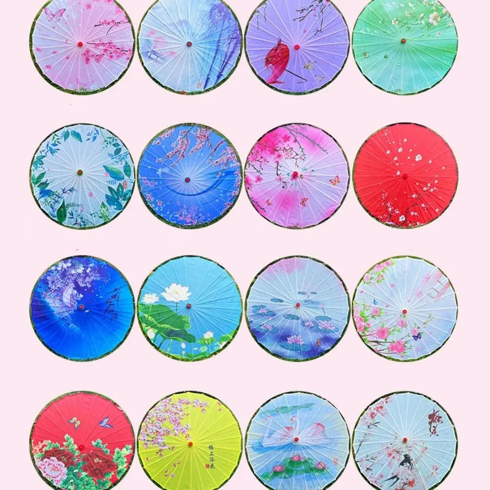 ร่มพัดผ้าไหม 56 ซม. 10 สี ร่มเต้นรำ ร่มสไตล์จีนโบราณ ร่มสไตล์ญี่ปุ่นคลาสสิก