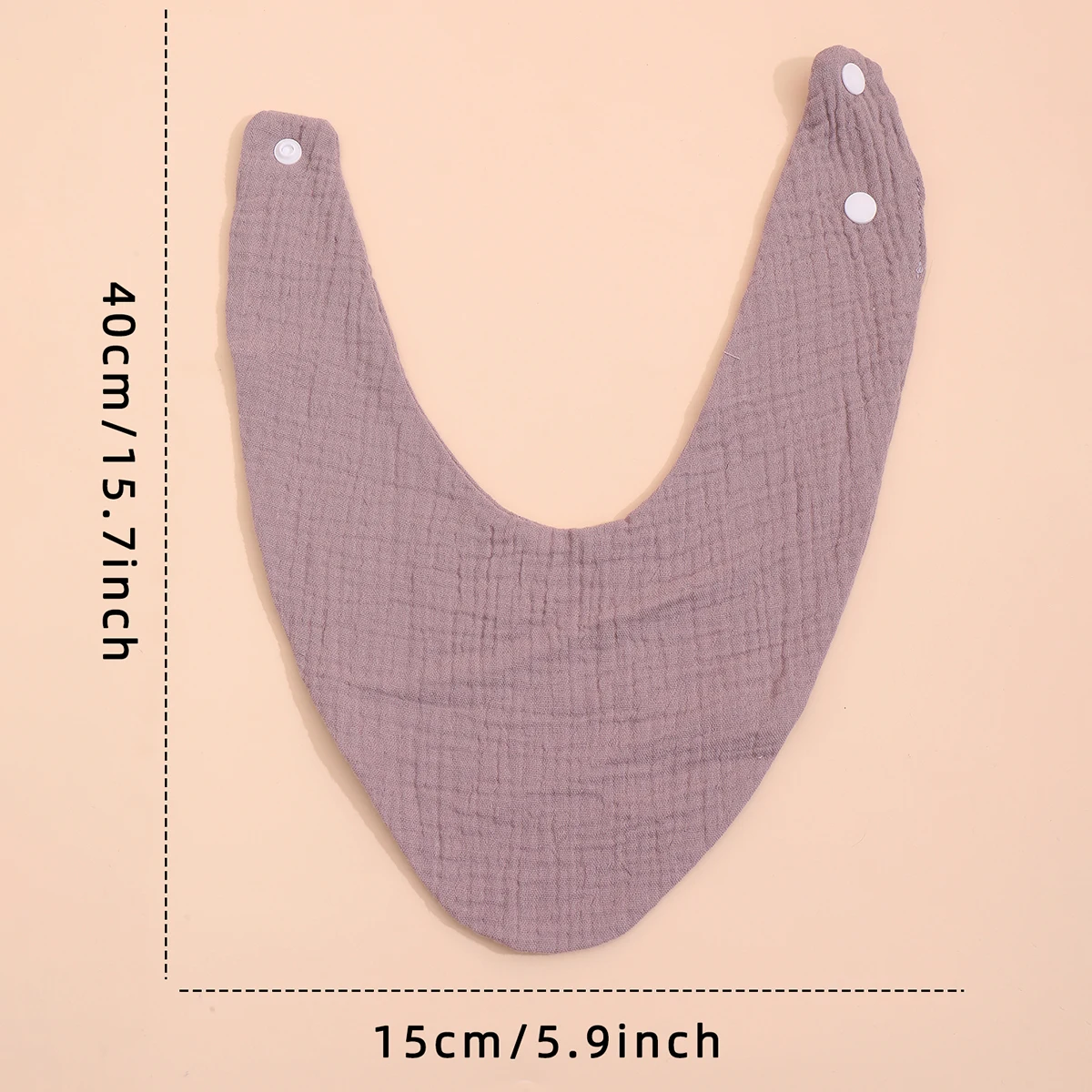 3pcs Baby Feeding Drool Bibs Saliva Towel Triangle Solid Color Scarf Bandana Soft Cotton Bib Adjustable Snap Button Burp Cloth