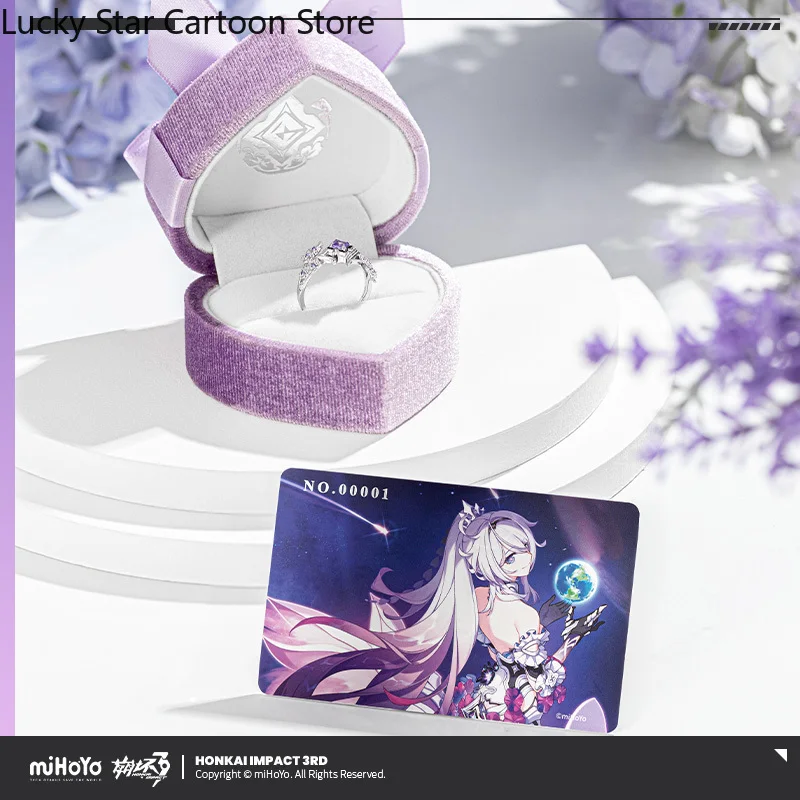 

Official MiHoYo Honkai Impact 3rd Kiana · Herrscher of Finality Theme Ring Mascot Student Birthday Gift Fans Cosplay Halloween