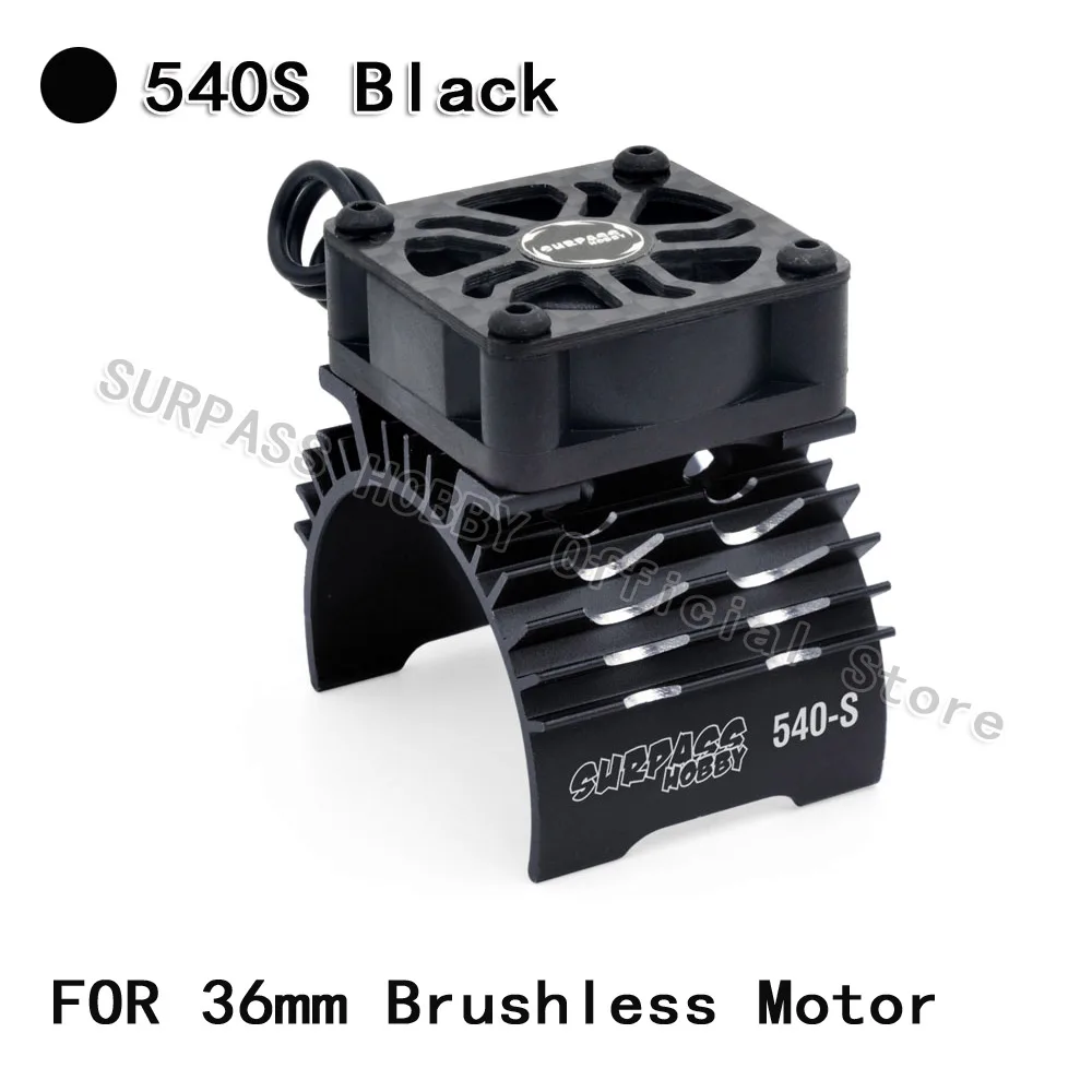 OVERTREFFEN HOBBY 36mm 40-42mm 55-58mm Borstelloze Motor Koelventilator Houder voor 540 550 3650 3660 4268 4274 1/10 1/7 1/8 1/5 RC Auto - afbeelding 1
