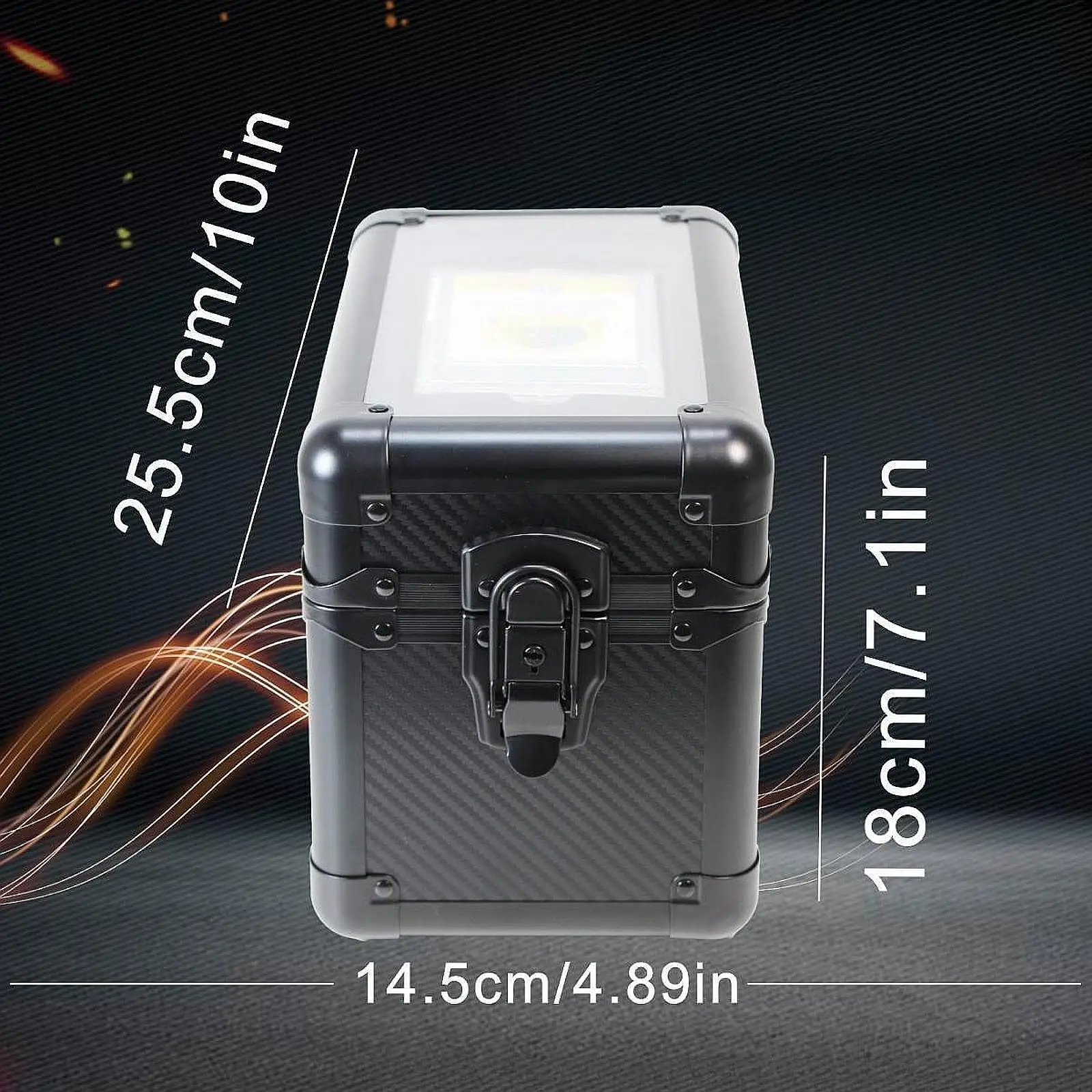 Trading Card Case Aluminum Alloy Keeper Waterproof Protection Baseball Sports Cards Holder Carrier Case Graded Card Organizer