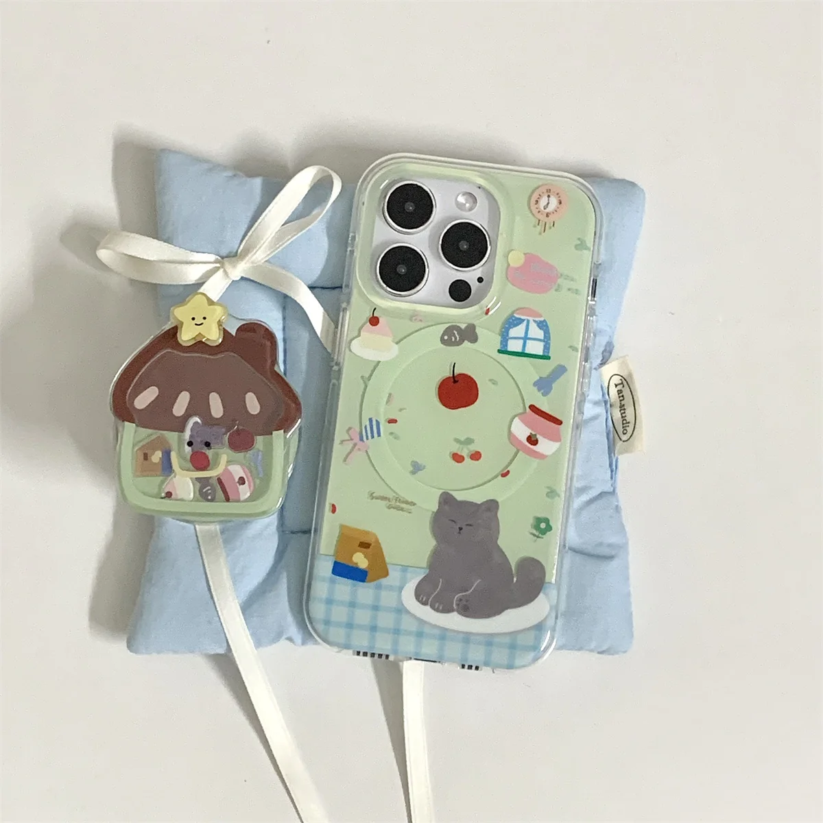 

New HelloKitty For iPhone 16 15 14 13 Pro Max - Cute Korean INS Luxury Stylish Shockproof Phone Case Lovely Anti-fall Cover Fund