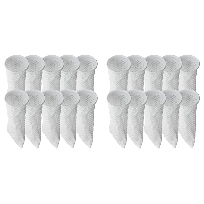 

20PCS Premium 4-Inch Ring Filter Socks For Aquariums: Enhanced Clarity And Durability