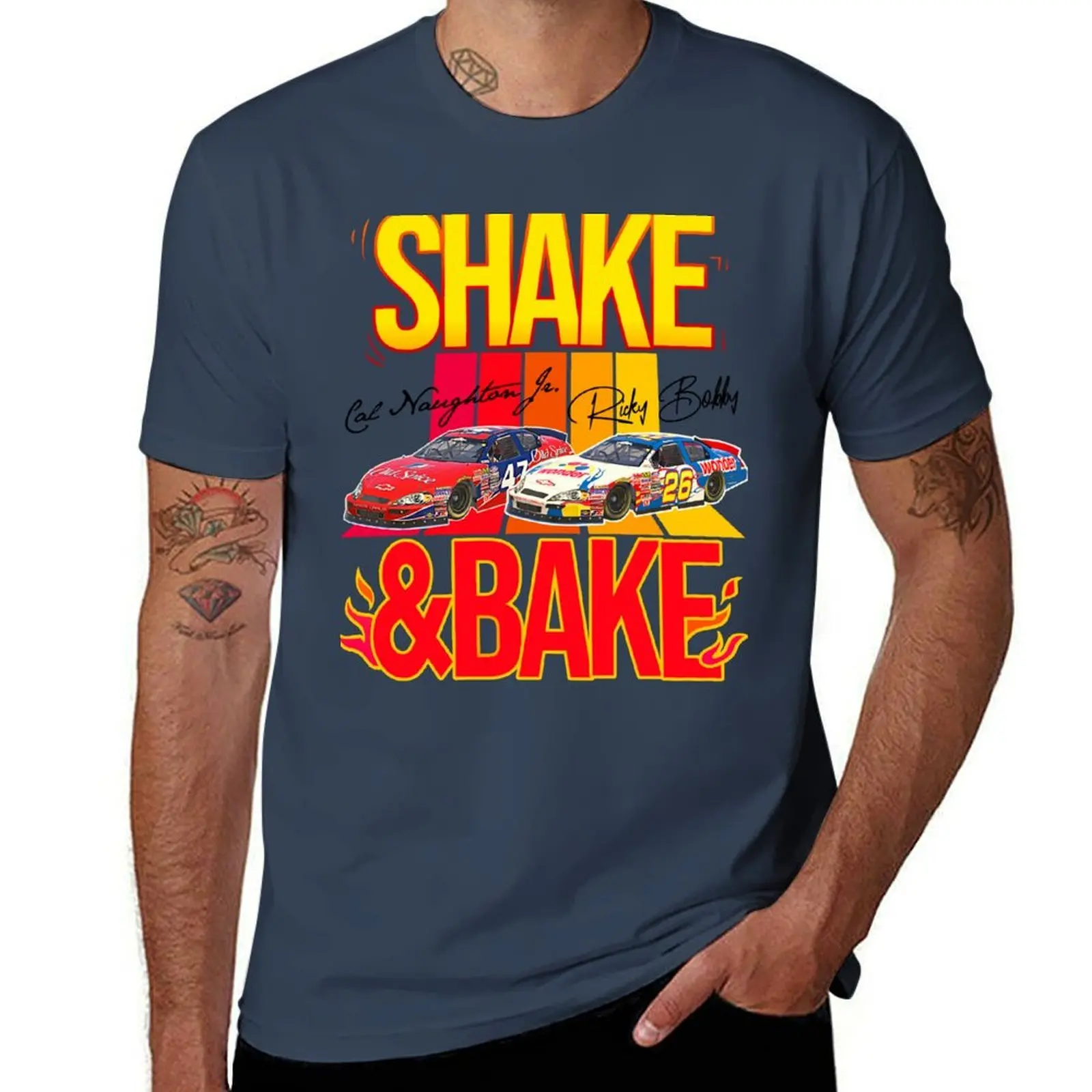 

Bake Shake & Talladega Nights - T-Shirt Plus Size Loose Fit T-Shirt