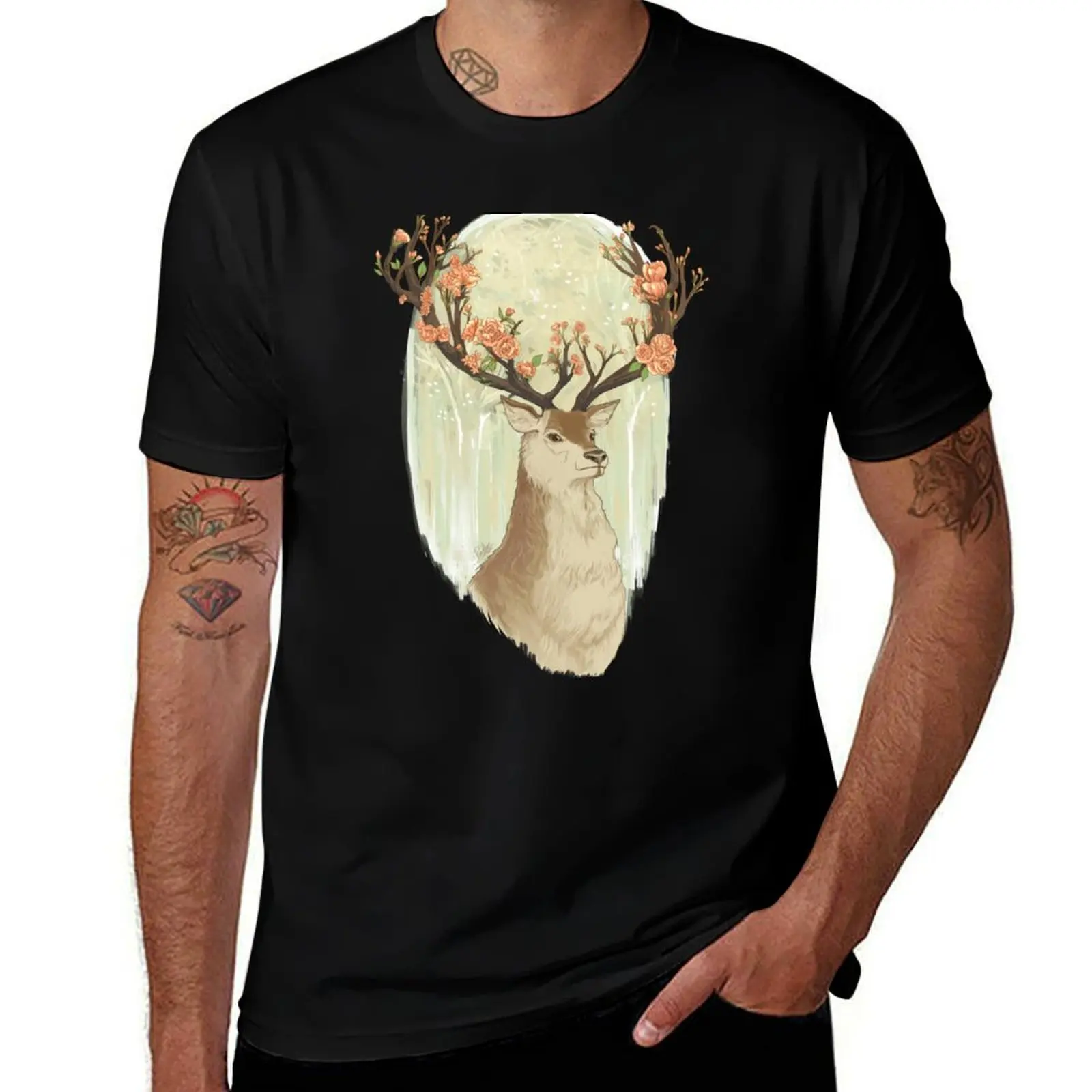 

Deer T-Shirt Dear shirts t for t anime shirt oversize man