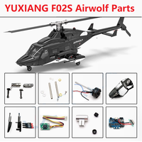 YU XIANG F02S AIRWOLF RC Helicopter Parts Accessories Main Blade Shaft Shell Motor Linkage Servo Landing Gear Tail Fin Etc
