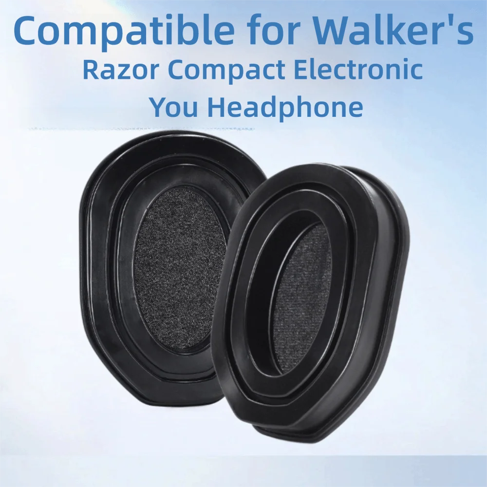 1 pair Replacement Headphone Ear Pads TPU Silicone Earphone Cushions for Walker's Razor Compact Electronic You