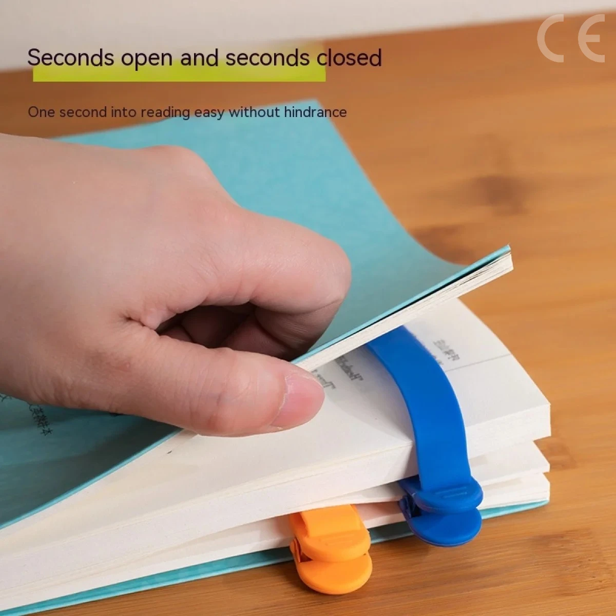 1/3Pcs, Silicone Bookmark Automatically Follows Page Flipping Student Bookmarks Office Stationery, Suitable For Home School