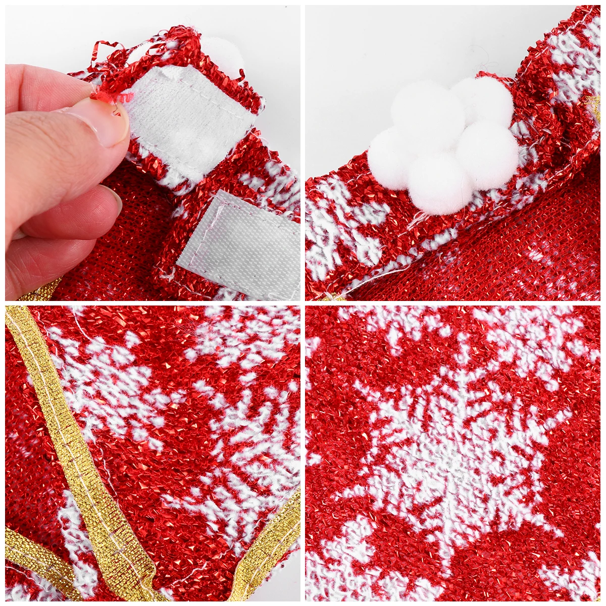 

Snowflake Cloak Pet Clothes Jacket with Hat Cape Christmas Costume for Cats Winter