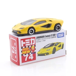 Takara Tomy Tomica No.74 Lamborghini Countach LPI800-4 1/62 Diecast Automotive Model Ornaments Cas Toys Gift Decorations