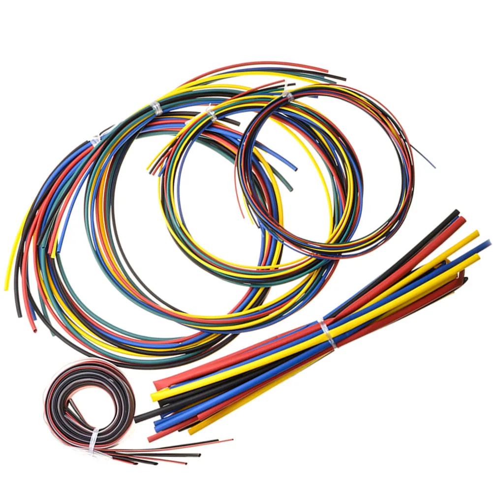 Heat Shrink Tubing 11 Sizes 6 Colors PVC Flame Retardant Insulated Flexible Shrink Sleeve Battery Protection Set