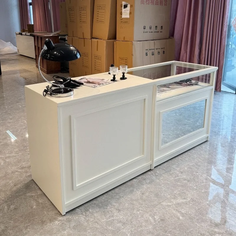 Furniture Hardware Stores - 옷가게 계산대 페인팅 바 밀크티 가게