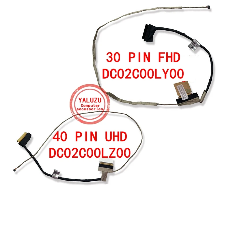 New Line For HP Light Shadow Wizard 5/6 15-DK 15T-DK  TPN-C141 DC02C00LY00 DC02C00LZ00 Laptop LED LCD LVDS Video Cable