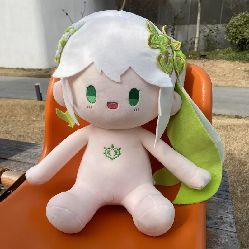 40CM Anime Genshin Impact Nahida atrybut postawa siedząca pluszowa lalka kreskówka bawełniane nadziewane zabawki pluszowy prezent na boże narodzenie śliczne