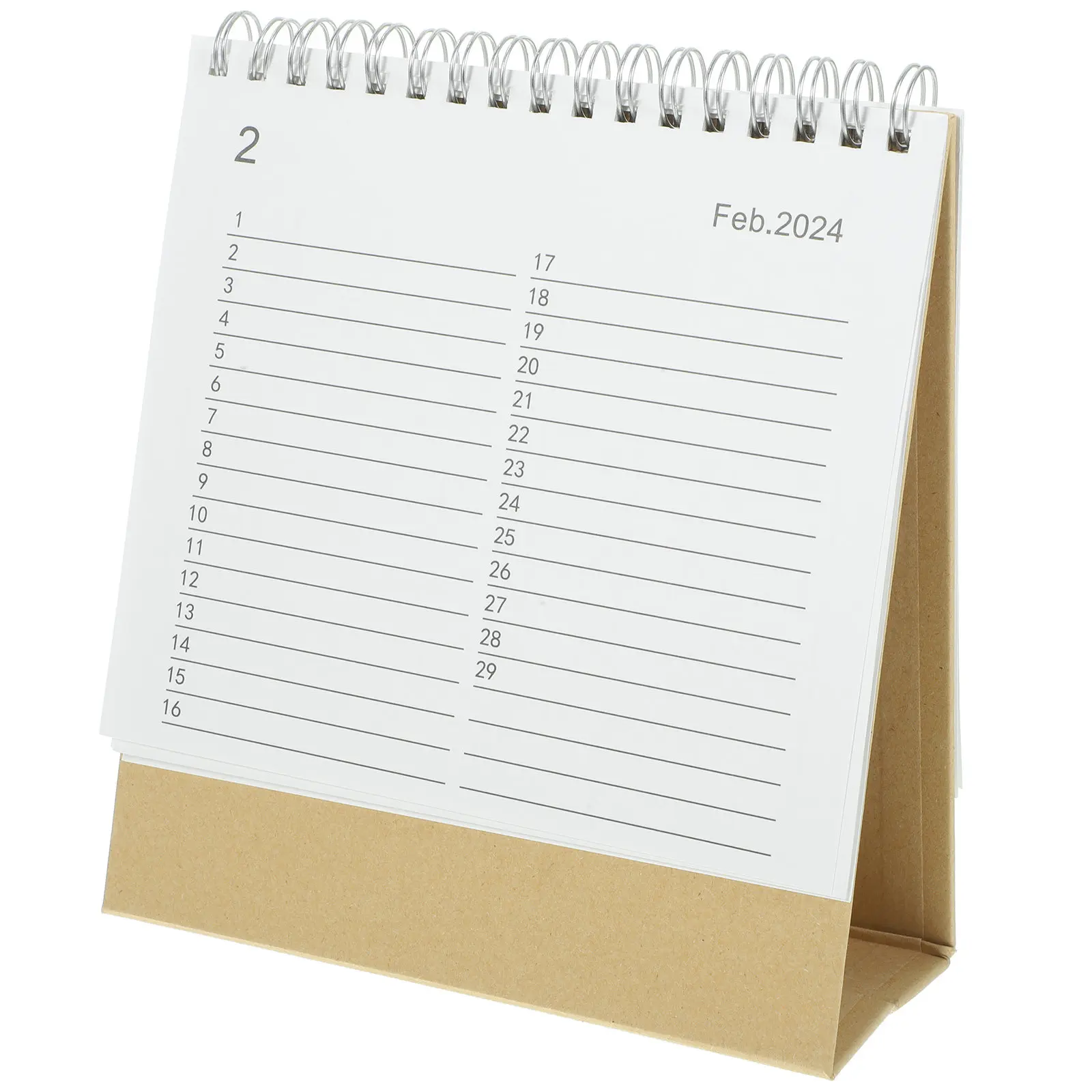 

Настольный бумажный календарь на 2023 год с плотными гладкими страницами, двойной спиральной пружиной, отдельно стоящий, для планирования, декор для дома и офиса