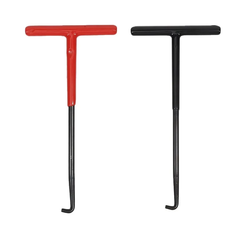 2個入り オートバイ排気スプリングフック T字型ハンドル 排気管スプリングプラー インストーラーフック スプリング取り外し用修理ツール