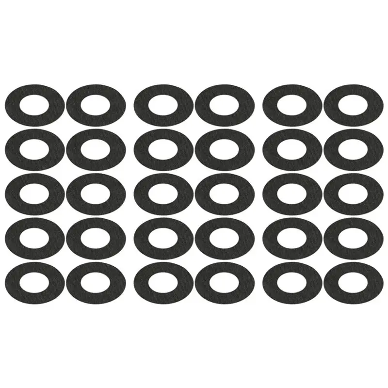 A89E-30PCS 0.5Mm Fishing Wheel Special Discharge Force Alarm Carbon Fiber Brake Pad Reel Spinning Drum Wheel Accessories