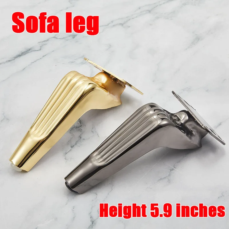 

15cm Thickening Metal Furniture Legs Furniture Leg Brackets Sofa Support Feet For TV Cabinet Bed Coffee Table Angle Code