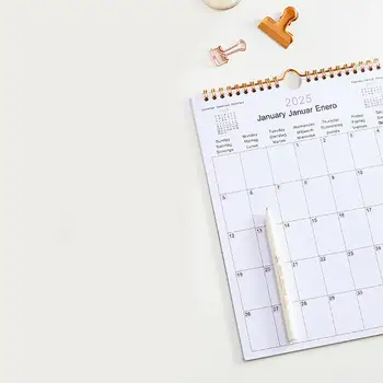 2025 yıllık duvar takvimi aile duvar çok dilli takvim programı kurulu toplantılar için 2025 takvim aylık planlayıcısı noel