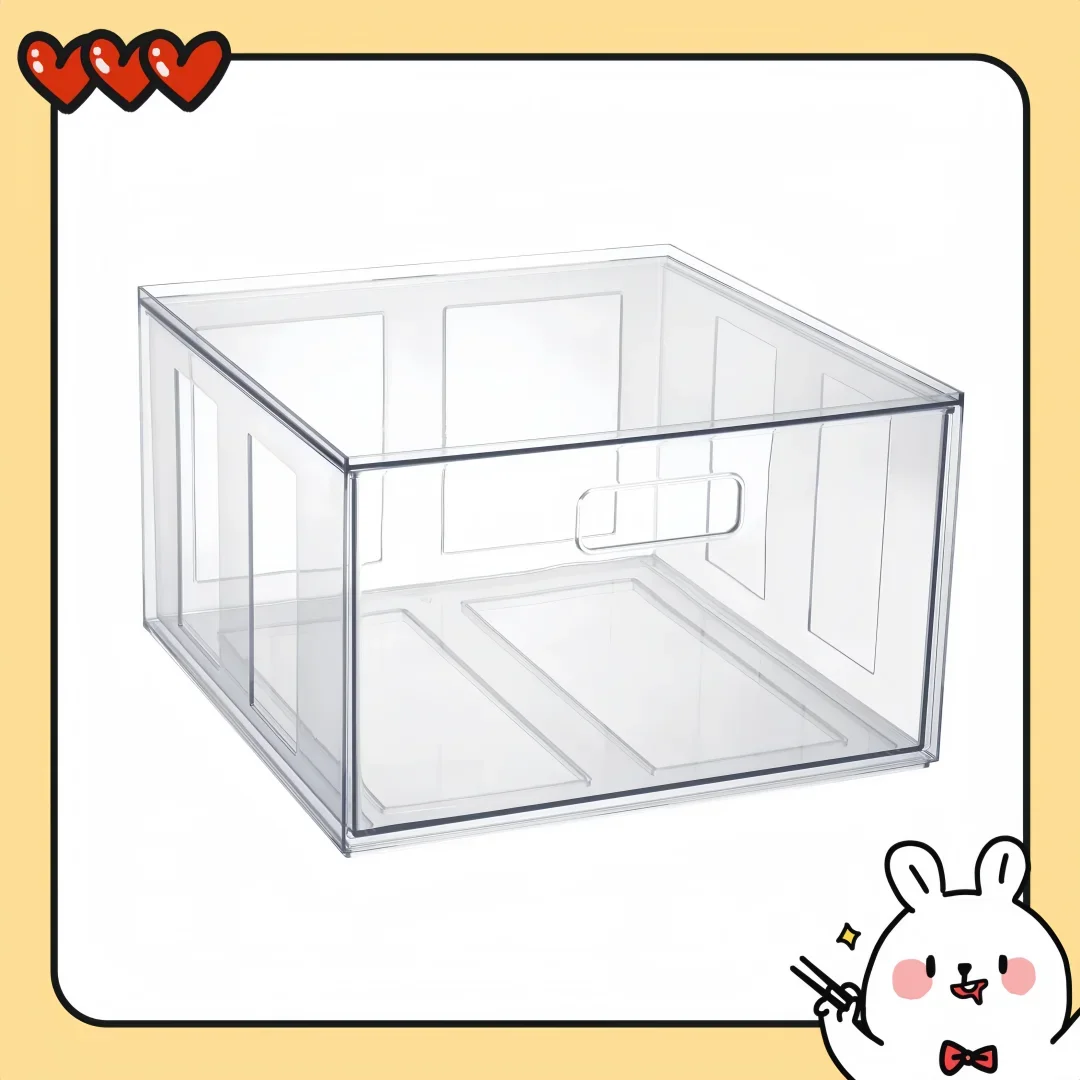 클리어 점보 풀아웃 서랍: 옷장 정리용 XL 수납공간. 성인용.