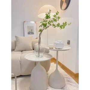 Mesa lateral com sofá K-Star, leve minimalista, mesa de café pequena luxuosa, mini criativo moderno, mesa de canto para sala de estar, tamanho pequeno, 2024 6 principais vendas mesa cafe luxo - №2