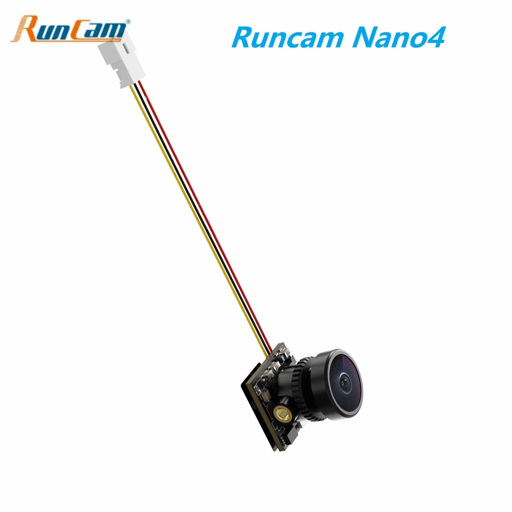 

RunCam Nano4 1/3 дюйма 800TVL CMOS FPV камера постоянного тока 3,3-5,5 В 2,1 мм (M8) FOV 155 ° NTSC/PAL переключаемый для Tinywhoop Cinewhoop гоночного дрона