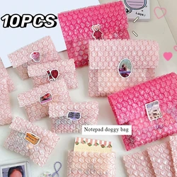 10PCS Pink Love Bubble Packaging Bags for Business Goods/Gifts/Envelopes/jewelry Package Bag Padded Anti-extrusion Waterproof