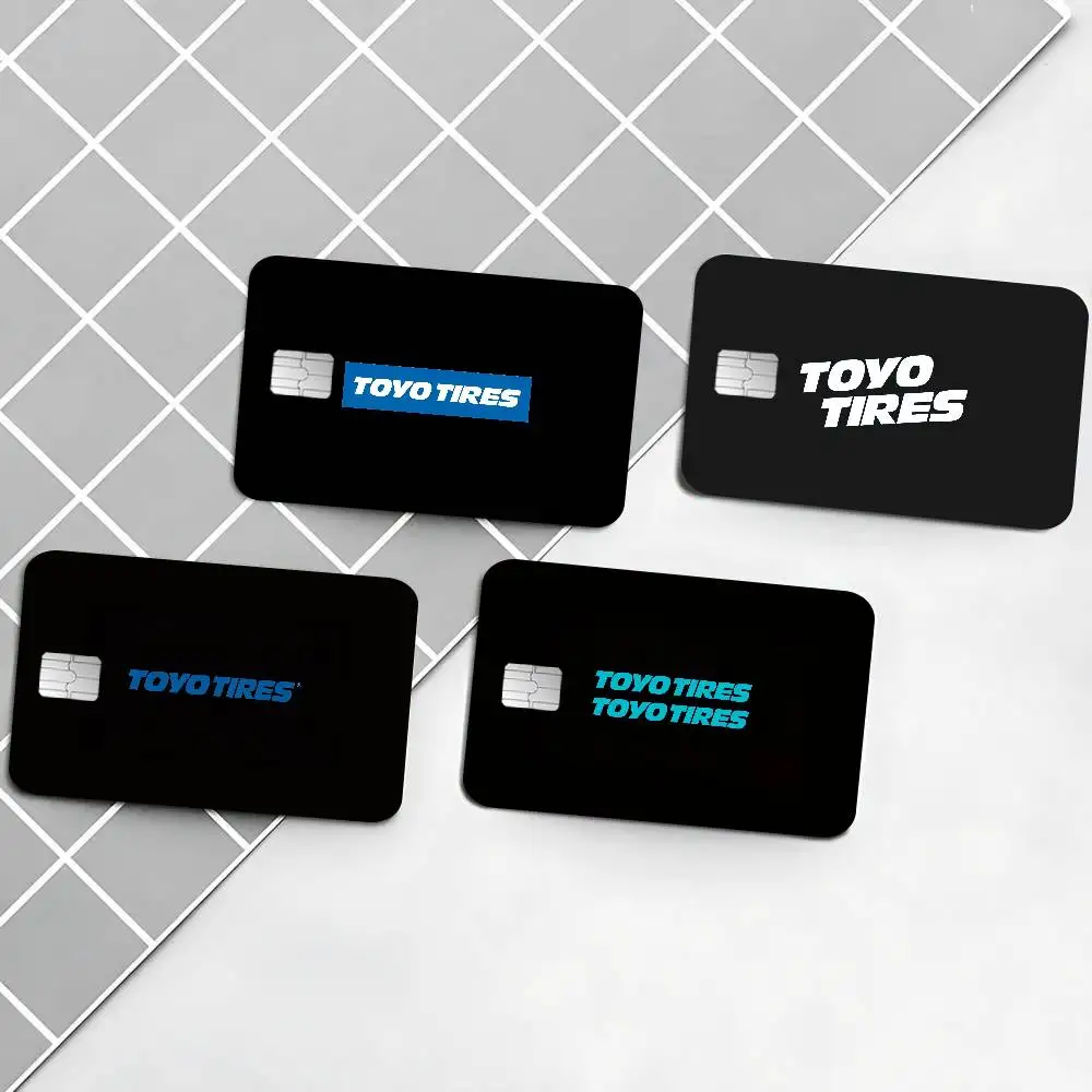 Toyo Tires LOGO Anime Young Creidt Card Debit Card Sticker Film Case Front Tape for Small Big Chip No Chip