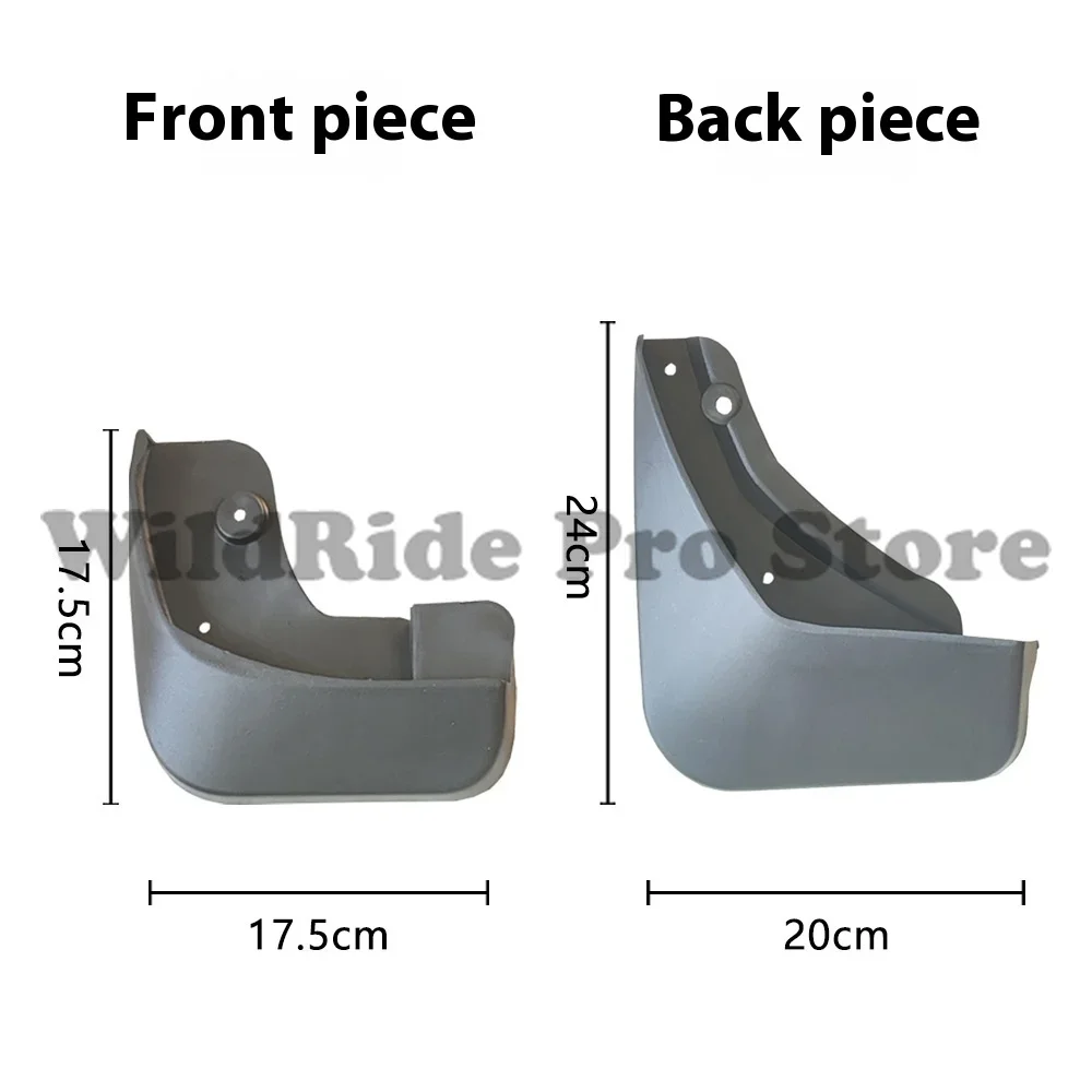 Aba de lama do veículo para 2020 Geely Vision X6, proteção contra respingos do arco da roda, material PP de ajuste universal, direto da fábrica