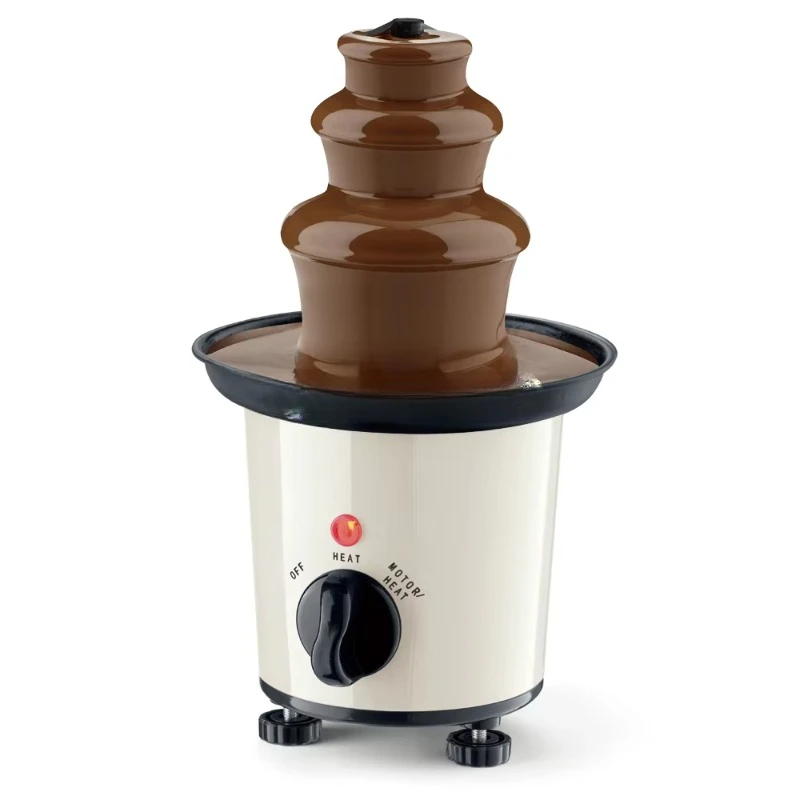 Mini Chocolate Fountain 3 Tiers Electric Three Layer Kitchen Party Chocolate Fondue Fountain