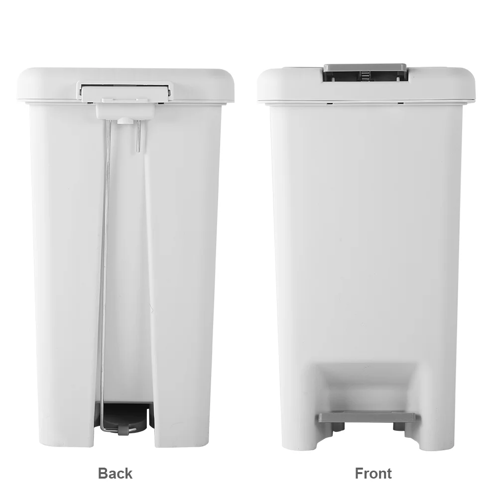 10L 15L 20L Trash Can garbage bin Garbage Can with Press Top Lid Kitchen Pedal Trash Can Garbage Storage Box Kitchen Accessories