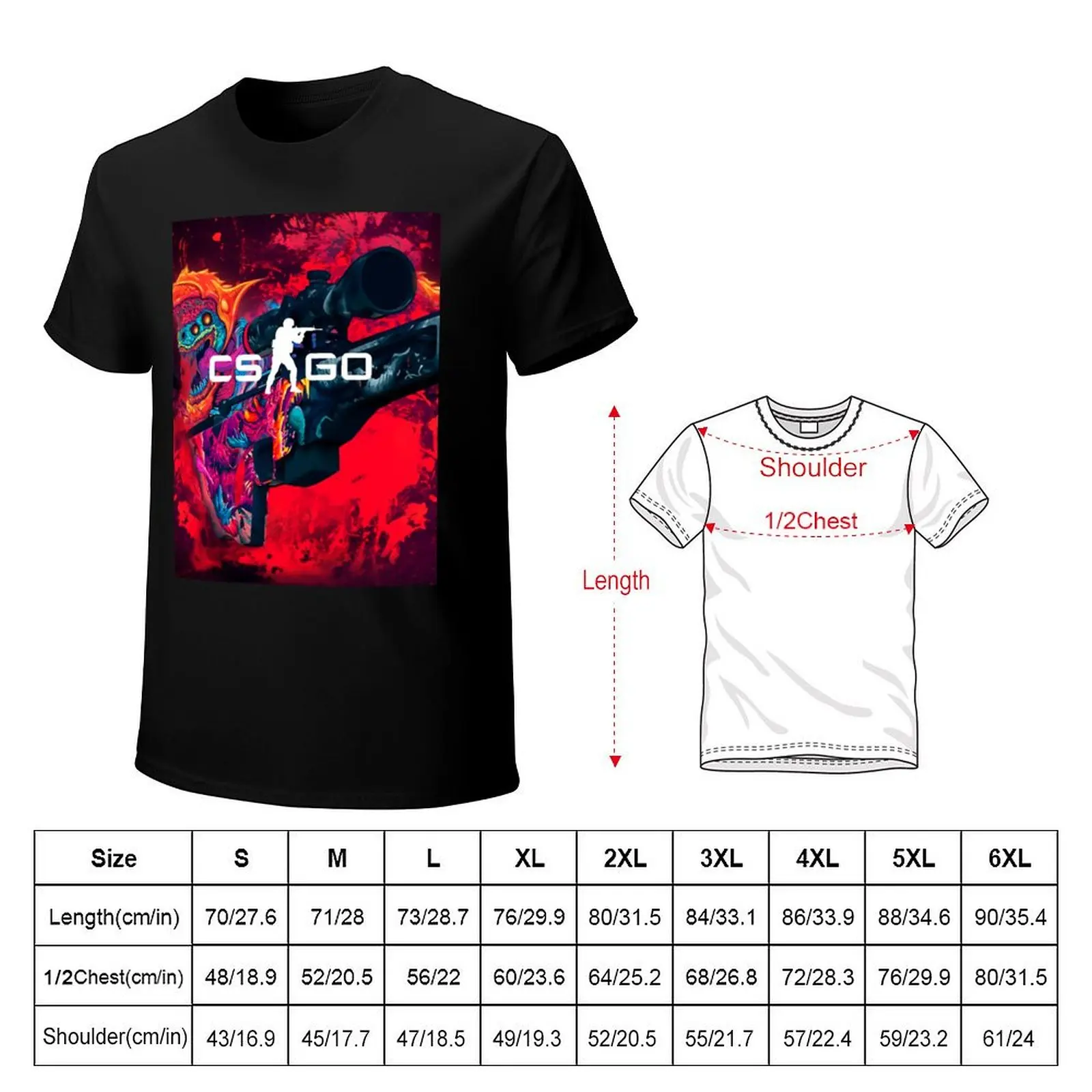Hyper Beast CSGO T-Shirt Labor Work Casual T-Shirt