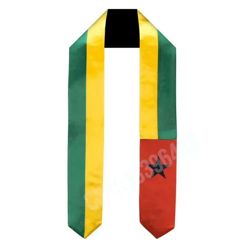 

Guinea Bissau Graduation Sash Stole International Study Abroad Adult Unisex Party Accessory