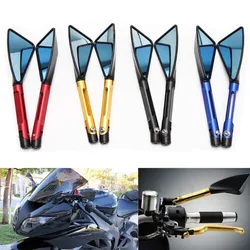 Universal CNC Motorcycle Rearview Side Mirrors for Suzuki Kawasaki Honda Yamaha CBR 600 MT09 R15 GSXR 750 Motormodification Part