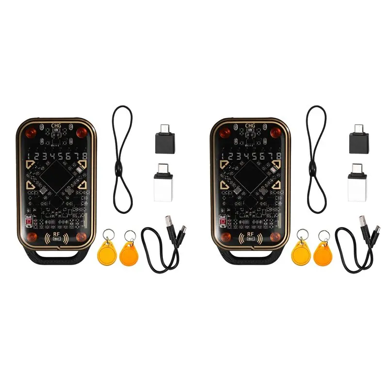 A98T 2X Chameleon Ultra V3.0 RFID Smart Card Emulator Reader Kit 125Khz 13.56Mhz ID IC Smart Card Tag Copyer Read Writer