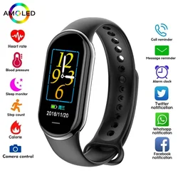 New M8 Band Smart Watch Men Women Smartwatch Heart Rate Sports Fitness Tracking Bracelet For Apple Xiaomi Mi Smartband Watches