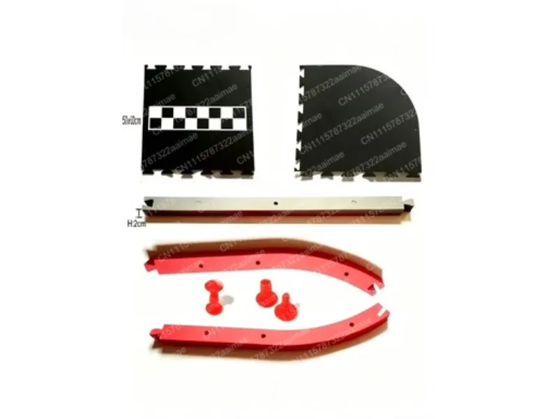 1/28 4WD RC Race Track Set for Racing Enthusiasts Mini-Z Compatible