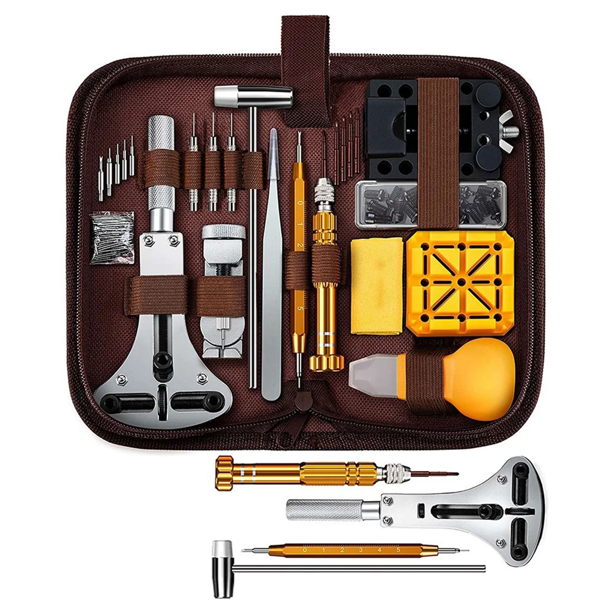 

Watch Repair KitWatch Repair Kit, 149 PCS Watch Battery Replacement Tool, Watch Band Repair Tool, Watch Spring Bar Tool Set