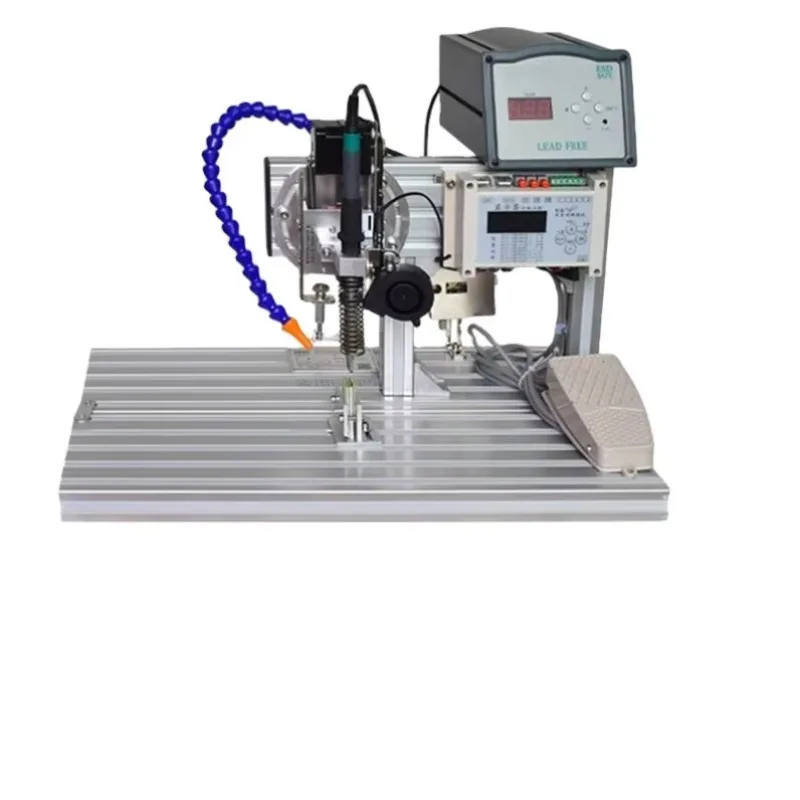 Automatic and Semi-automatic Treadle Type Tin Welder Soldering Machine for Type C/ Aux/ USB / PCB /Led Lights Power Plug