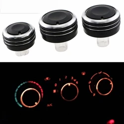 3Pcs Car AC Knob for Volkswagen VW Golf 5 MK5 Jetta Tiguan Touran Passta B6 B7 3C for Skoda Octavia A5 Air Conditioning Knobs