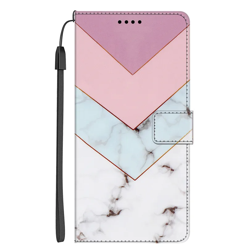 Marble Leather Case For iPhone 12 13 14 Pro Max Flip Cover Stand Wallet Book Funda Case for iPhone 7 14 plus 13 12 Pro Max Coque