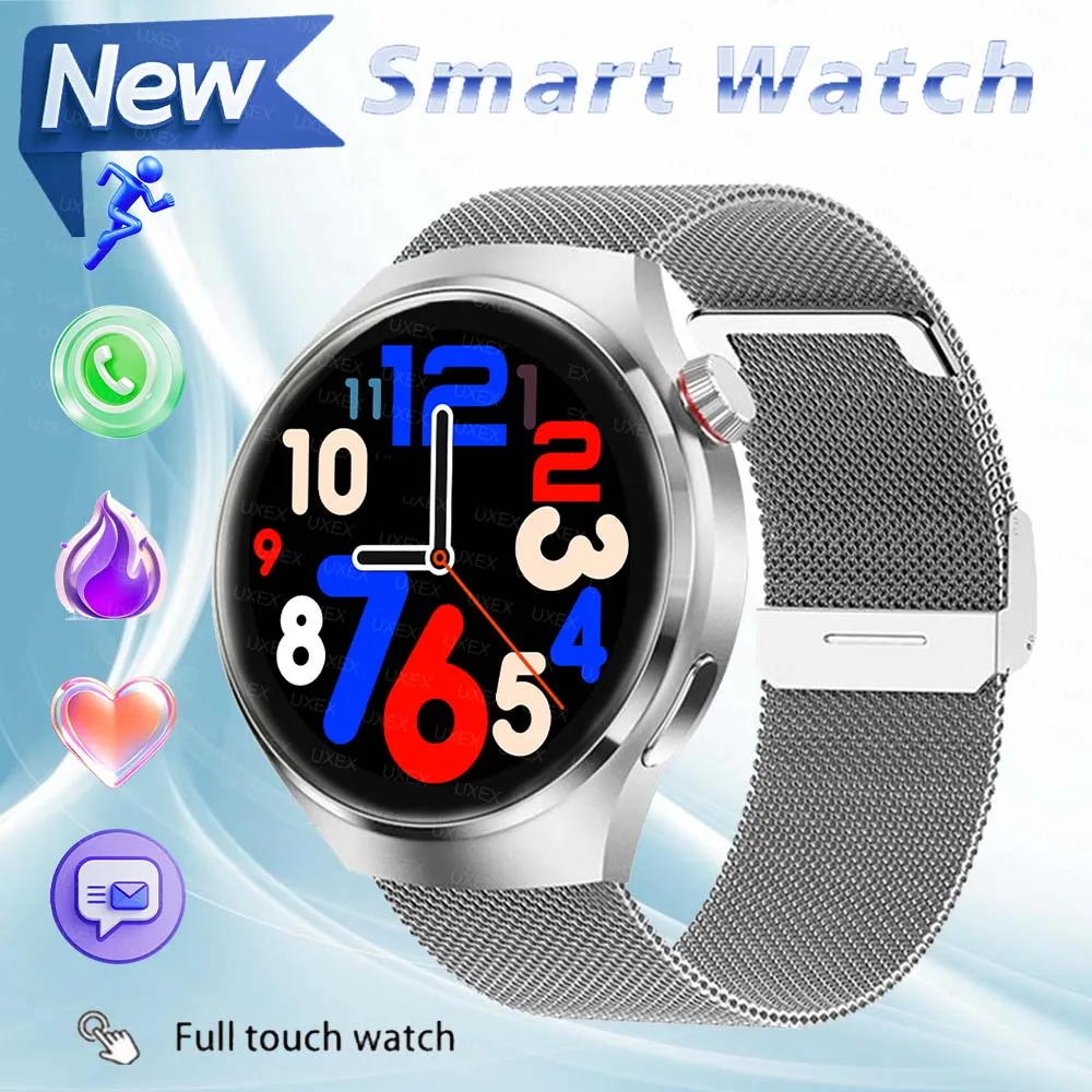 

Business Smartwatch Classic Watch Masculinos 1.52 HD BT Call Health Custom Photo Voice Assistant Christmas Gift Watches Commerce
