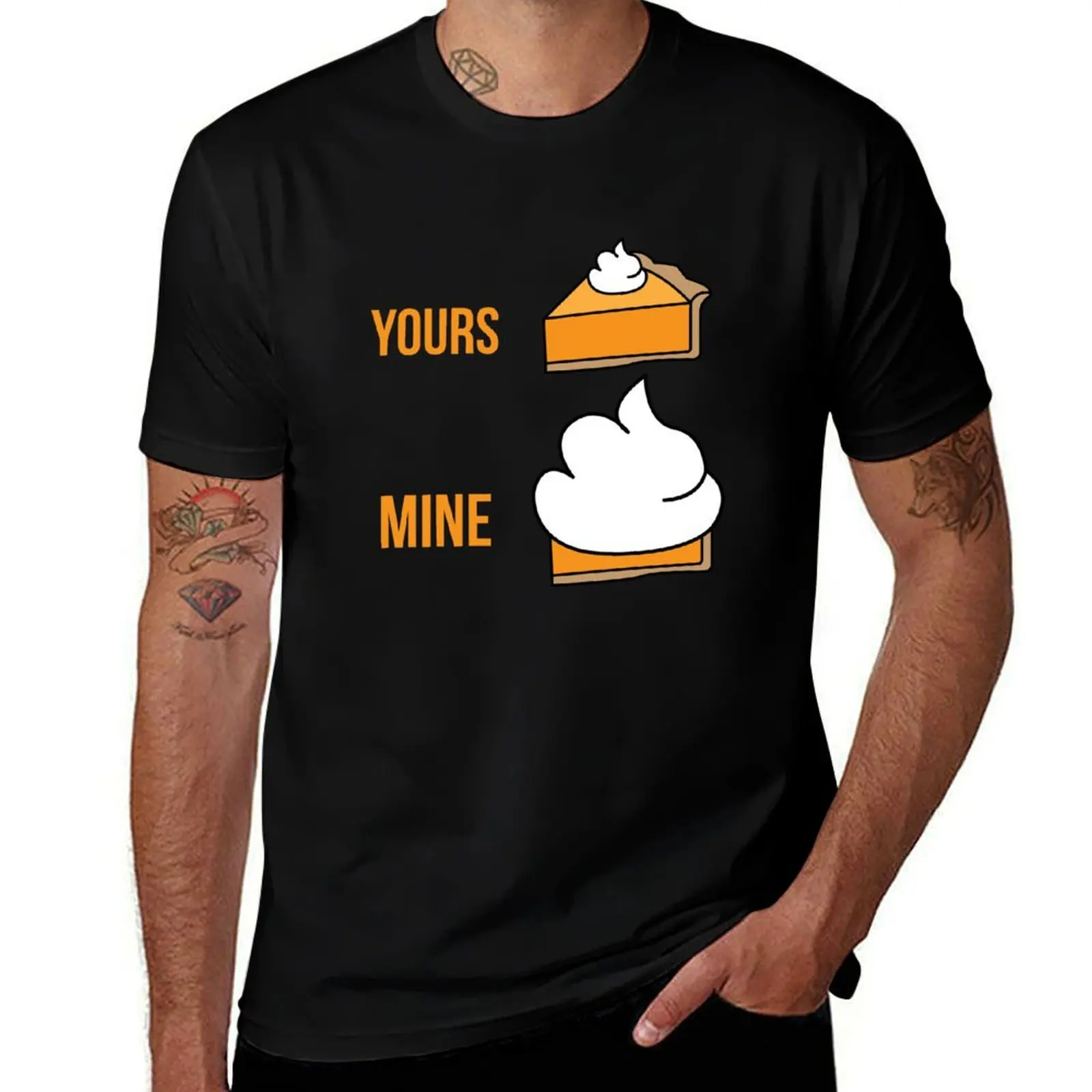 Funny Thanksgiving Whipped Cream Shirt T-Shirt Casual Lightweight Short Sleeve Top T-Shirt